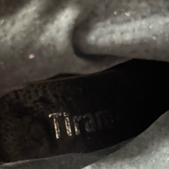 Tiramisu Black Lace Over Suede Western Style Boots - Picture 9 of 16